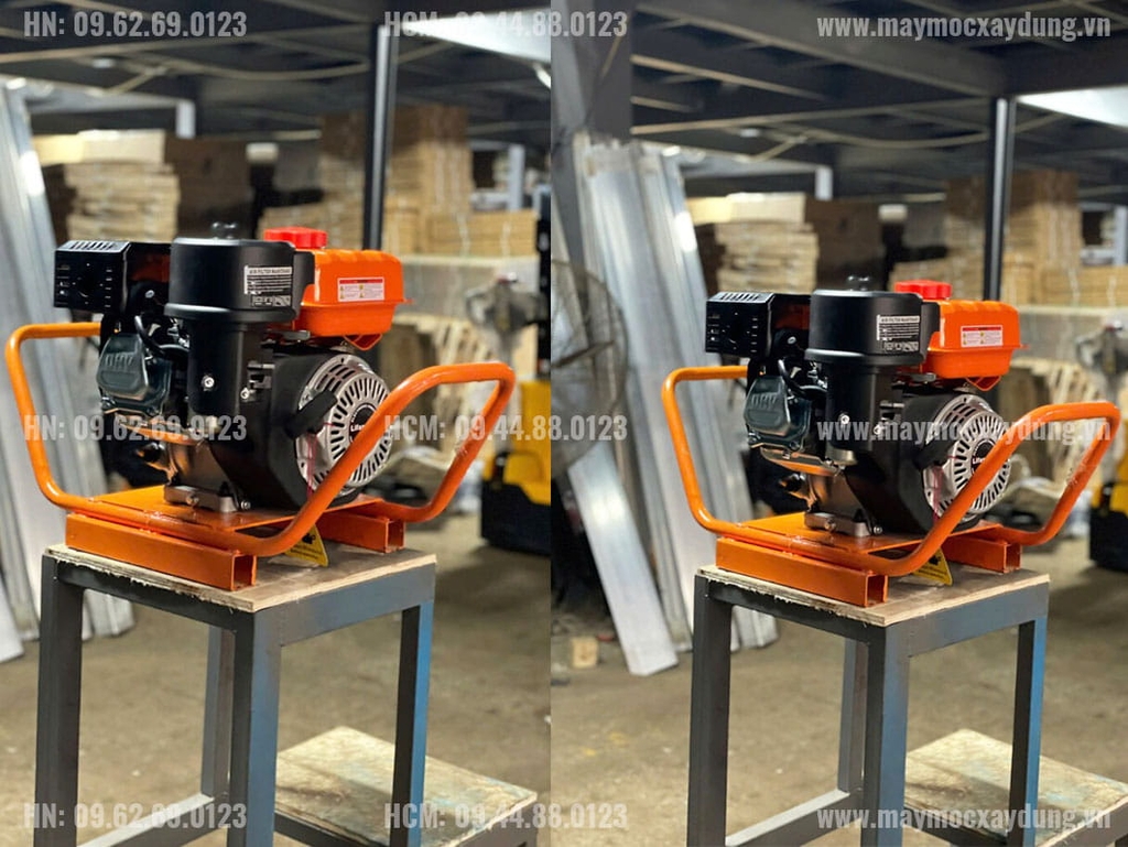 Máy đầm dùi chạy xăng lắp động cơ Lifan 200 6.5HP