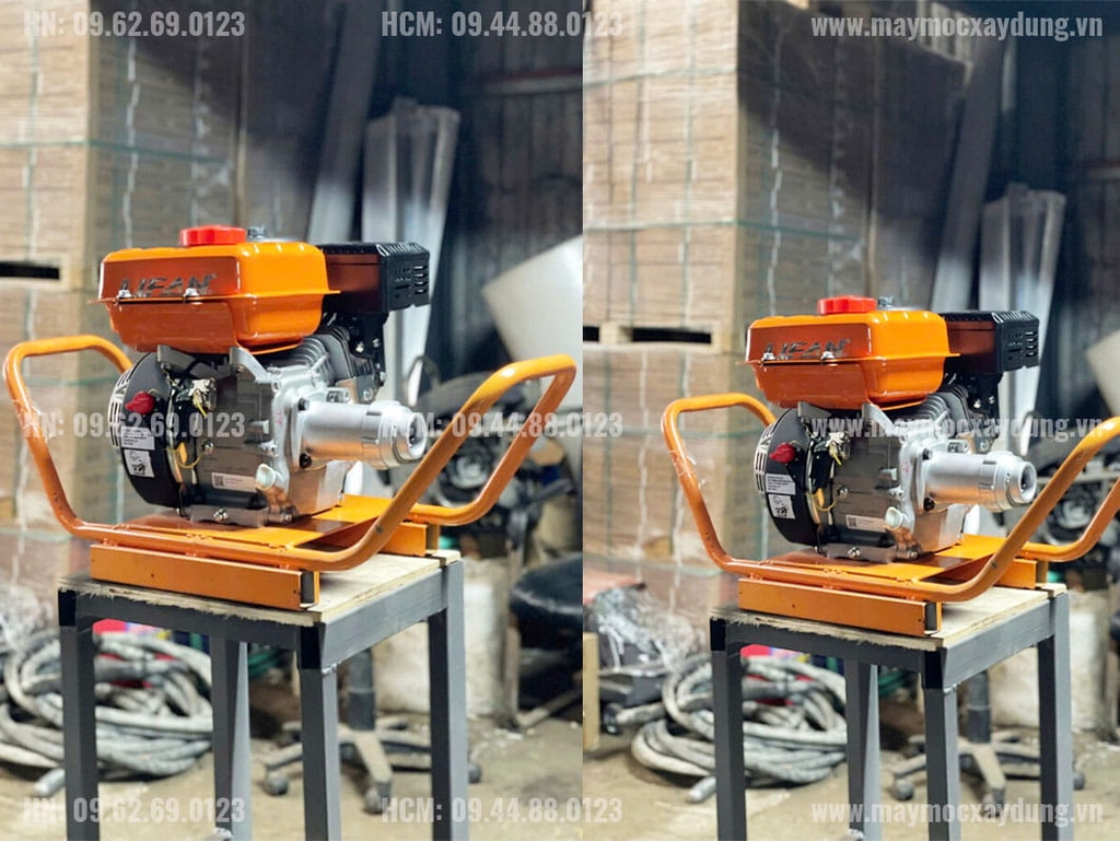 Máy đầm dùi chạy xăng lắp động cơ Lifan 200 6.5HP