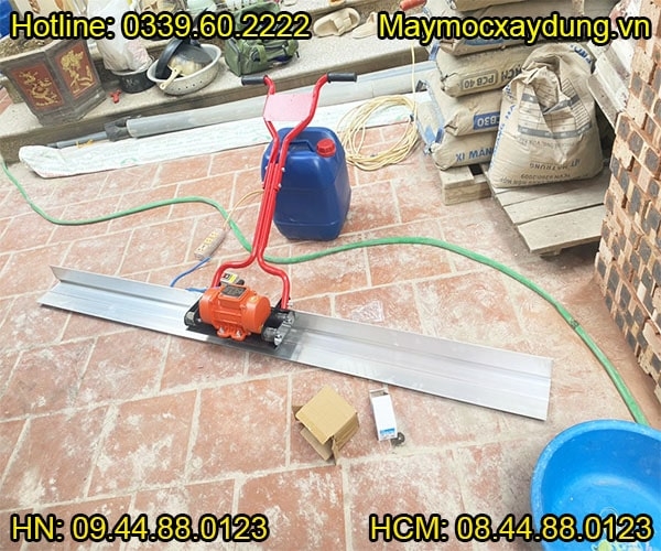 Máy đầm thước chạy điện 3m