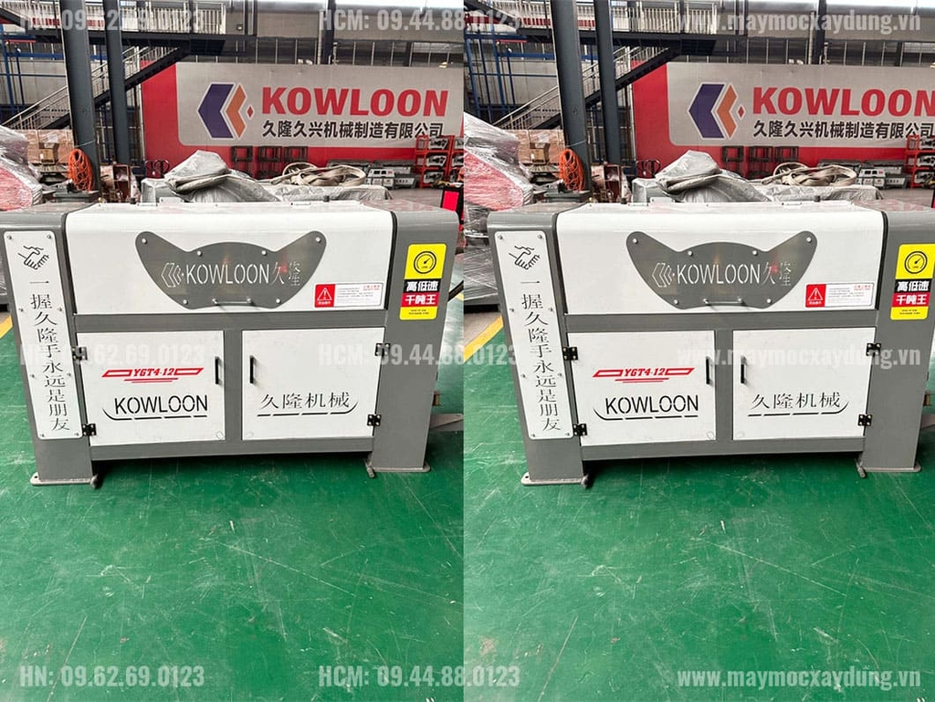 Máy duỗi cắt sắt Kowloon YGT4-12 380V (4-12mm)