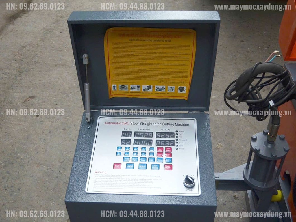 Máy duỗi cắt sắt tự động GT4-12 380V (4-12mm)