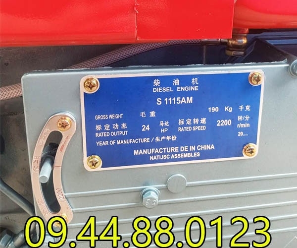 Đầu nổ Diesel Cao Phong D24 S1115AM nước đề