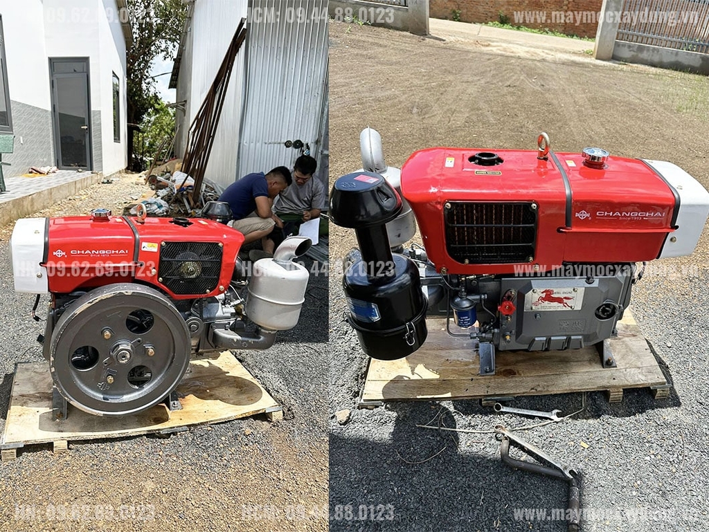 Đầu nổ Diesel Chang Chai D24 ZS1115N làm mát bằng gió