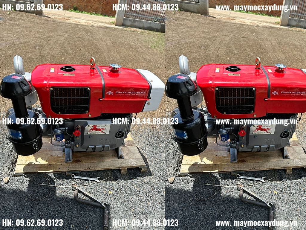 Đầu nổ Diesel Chang Chai D24 ZS1115NM làm mát bằng gió đề