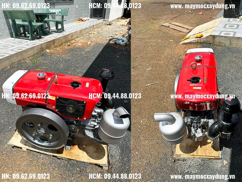 Đầu nổ Diesel Chang Chai D24 ZS1115NM làm mát bằng gió đề