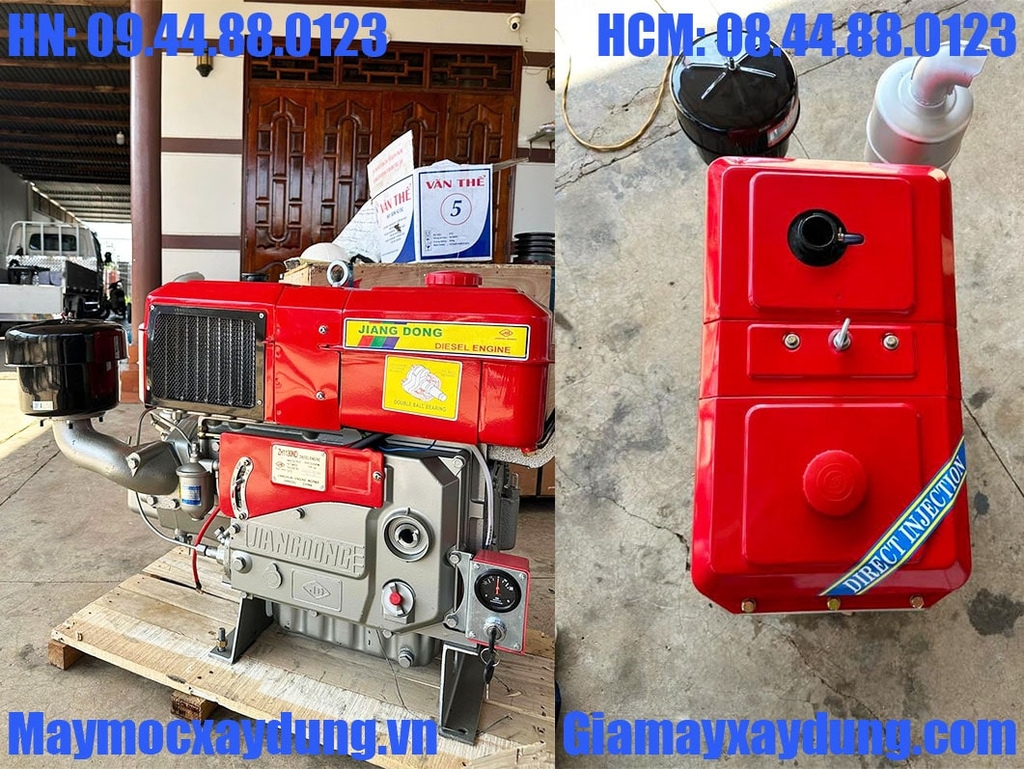 Đầu nổ Diesel Jiangdong D33 ZH1133ND gió đề