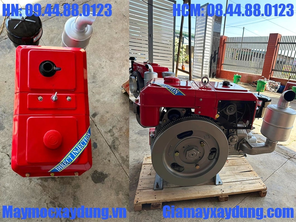 Đầu nổ Diesel Jiangdong D33 ZH1133ND gió đề
