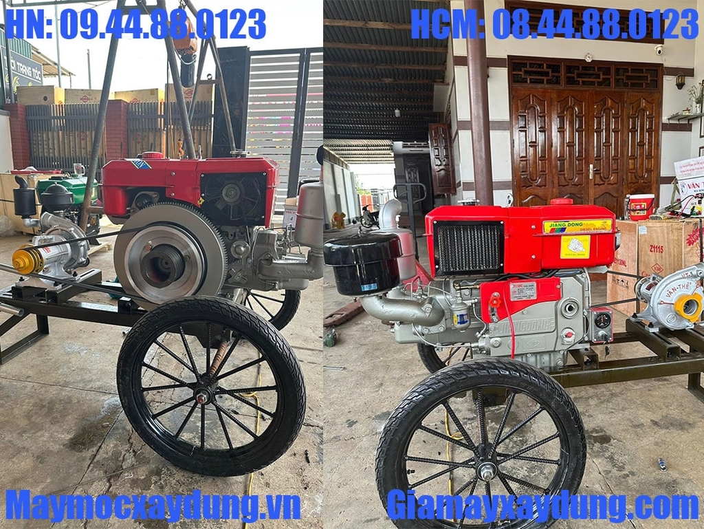 Đầu nổ Diesel Jiangdong D33 ZH1133ND gió đề