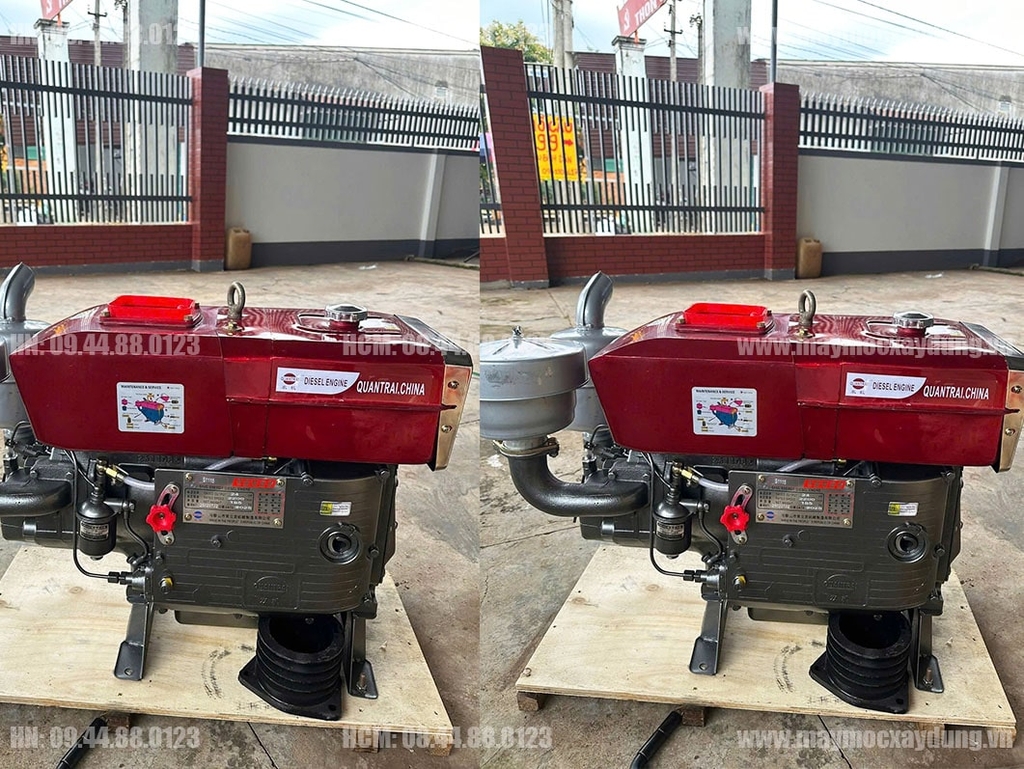 Đầu nổ Diesel QuanTrai D24 S1115 nước