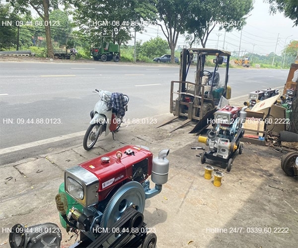 Đầu nổ Diesel QuanTrai D24 S1115ND gió đèn đề