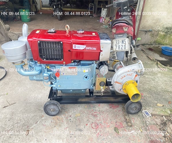 Đầu nổ Diesel QuanTrai D24 S1115ND gió đèn đề