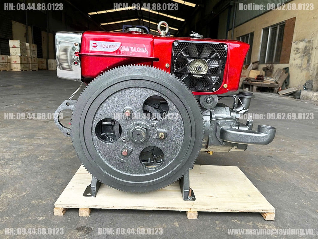Đầu nổ Diesel QuanTrai D24 S1115ND gió đèn đề