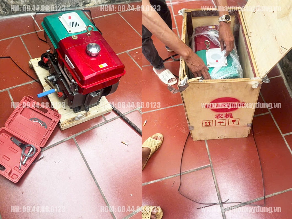 Đầu nổ Diesel QuanTrai D8 R180 làm mát bằng nước