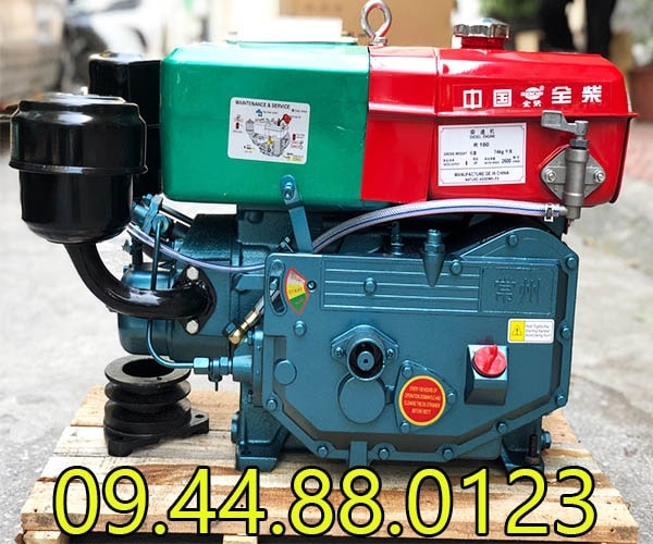 Đầu nổ Diesel QuanTrai D8 R180 làm mát bằng nước