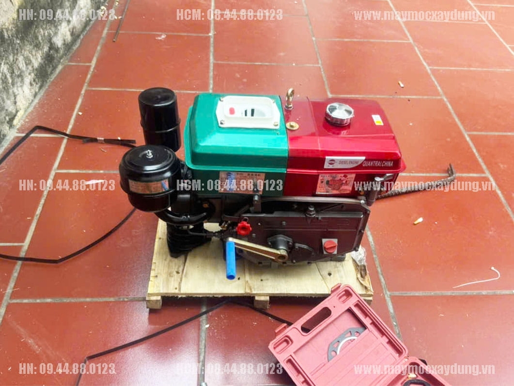Đầu nổ Diesel QuanTrai D8 R180 làm mát bằng nước