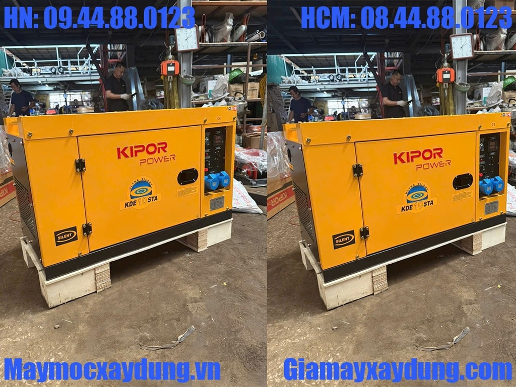 Máy phát điện chạy dầu Kipor 7KW KDE10STA