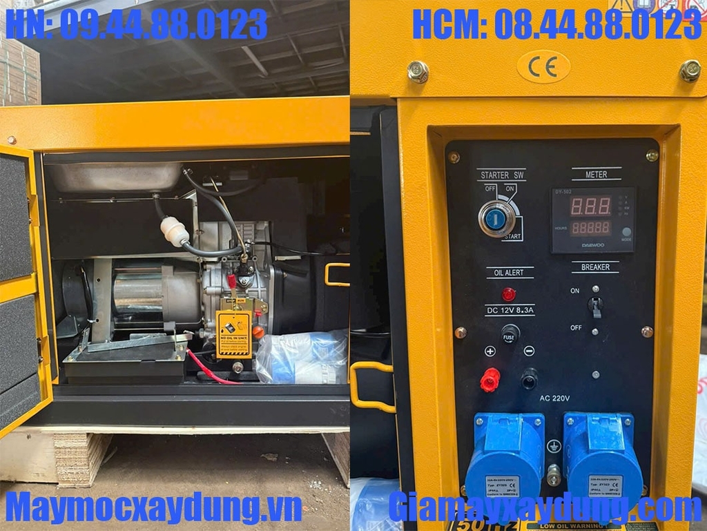 Máy phát điện chạy dầu Kipor 7KW KDE10STA