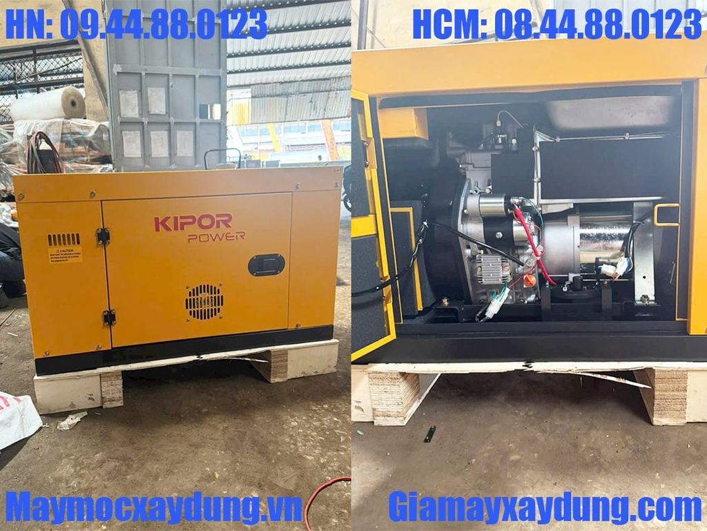 Máy phát điện chạy dầu Kipor 7KW KDE10STA