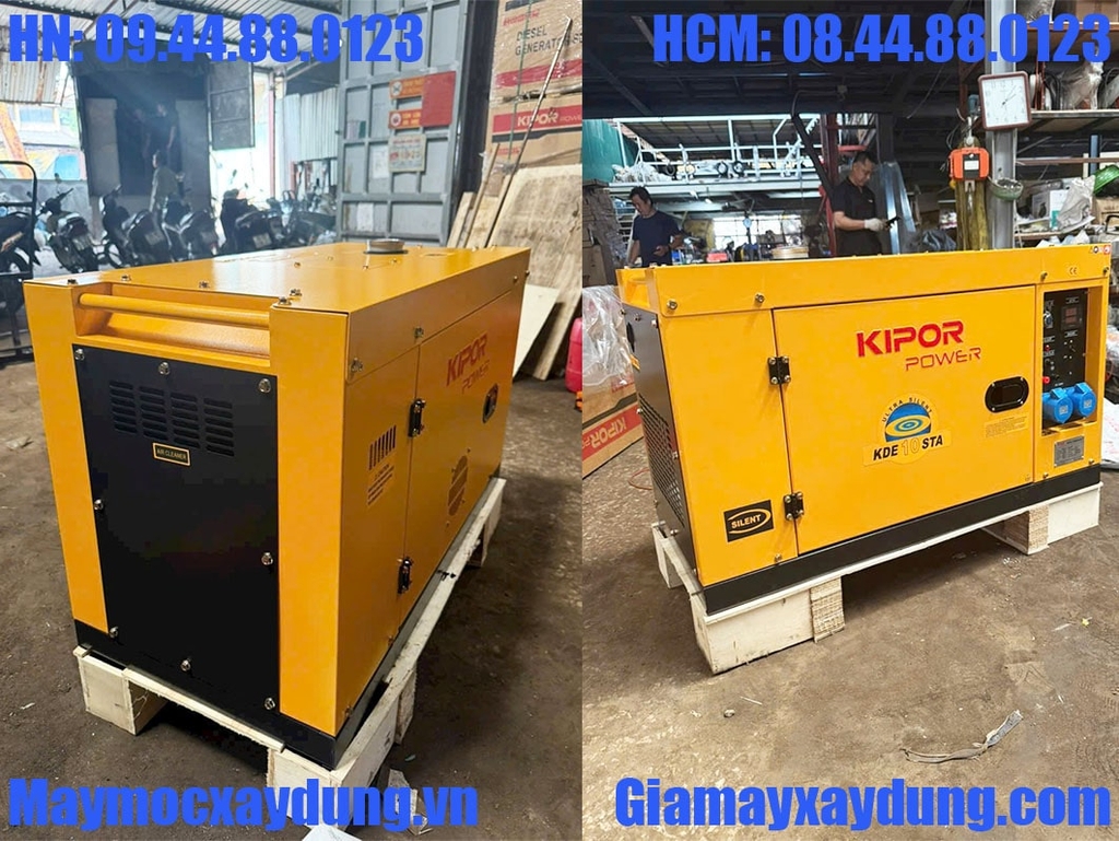 Máy phát điện chạy dầu Kipor 7KW KDE10STA