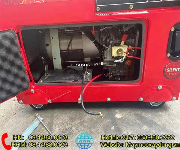 Máy phát điện chạy dầu Sumokama 6KW SK9700TD Cách âm