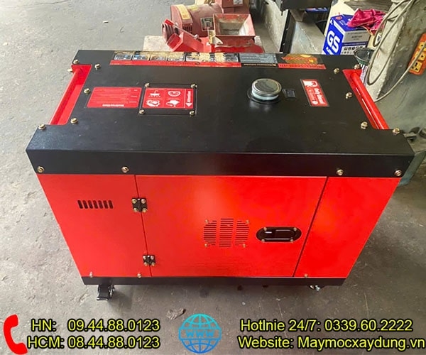 Máy phát điện chạy dầu Sumokama 6KW SK9700TD Cách âm