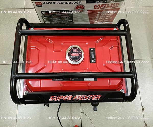 Máy phát điện chạy xăng Super Fighter 3.5KW SF3800E Đề