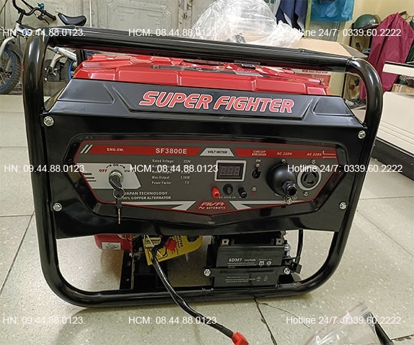 Máy phát điện chạy xăng Super Fighter 3.5KW SF3800