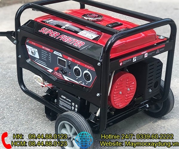 Máy phát điện chạy xăng Super Fighter 3KW SF3300E Đề