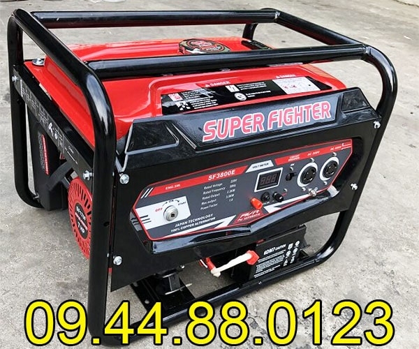 Máy phát điện chạy xăng Super Fighter 3KW SF3300E Đề