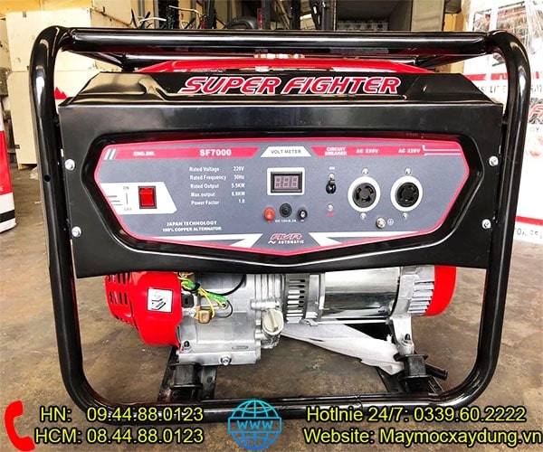 Máy phát điện chạy xăng Super Fighter 5.5KW SF7000