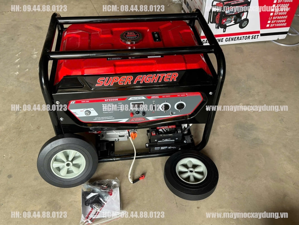 Máy phát điện chạy xăng Super Fighter 7.5KW SF9000E Đề