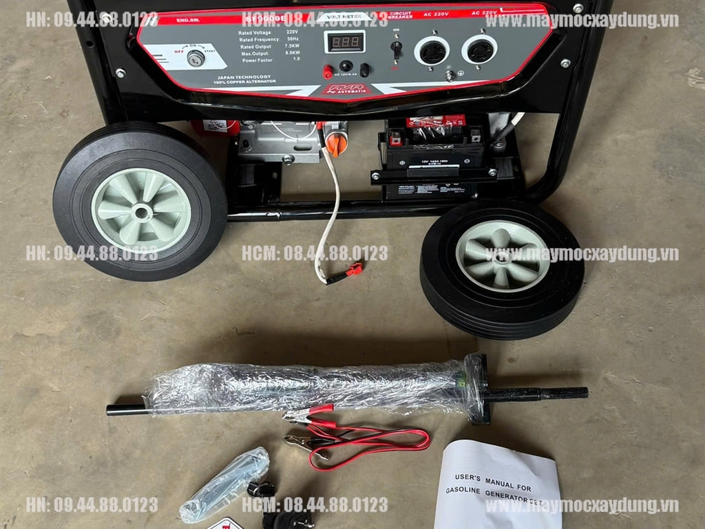 Máy phát điện chạy xăng Super Fighter 7.5KW SF9000E Đề