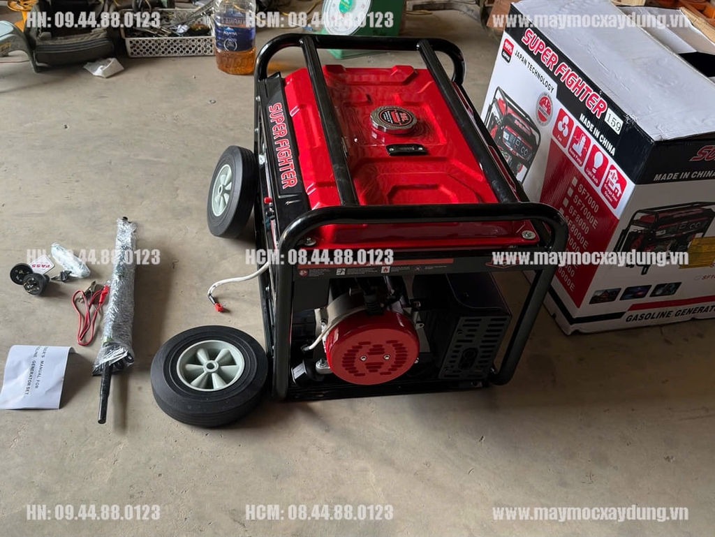 Máy phát điện chạy xăng Super Fighter 7.5KW SF9000E Đề