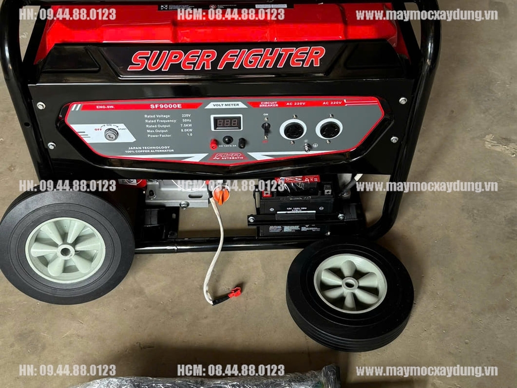 Máy phát điện chạy xăng Super Fighter 7.5KW SF9000E Đề