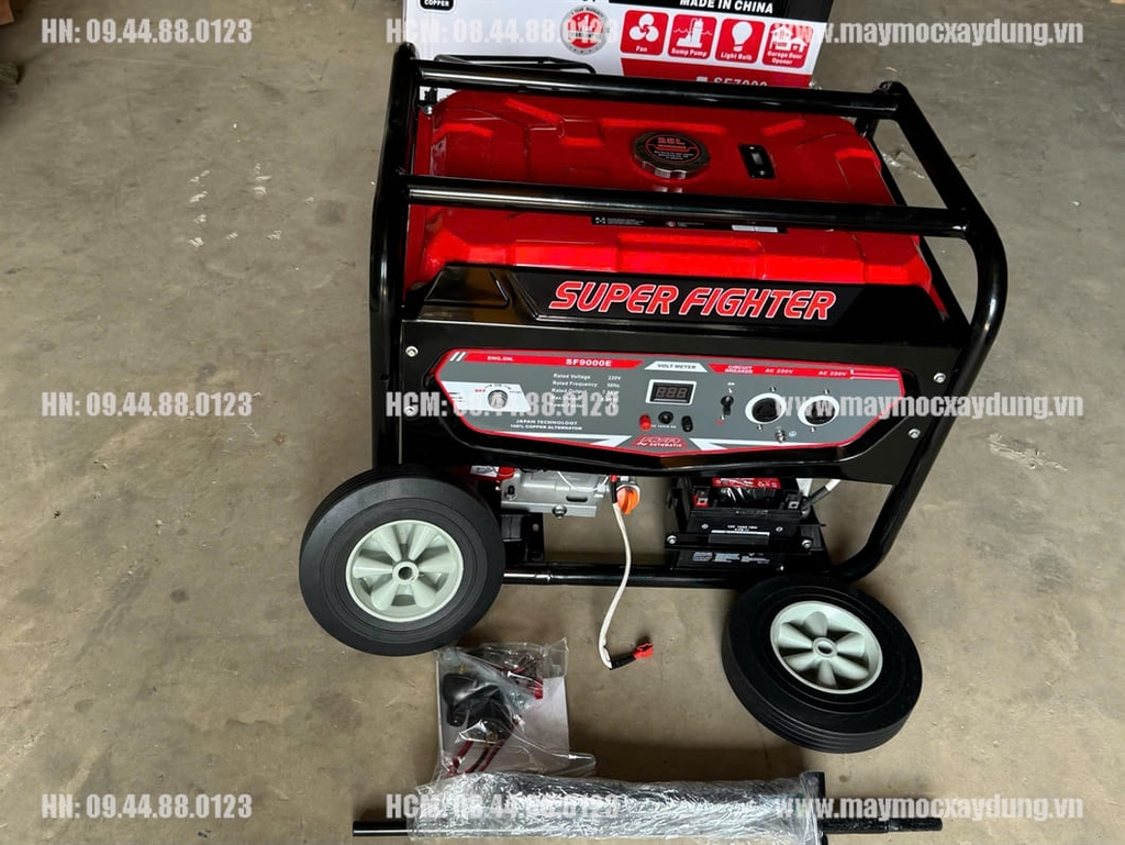 Máy phát điện chạy xăng Super Fighter 7.5KW SF9000E Đề