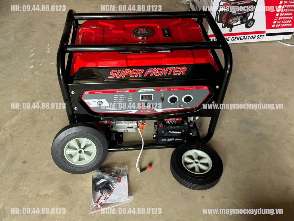 Máy phát điện chạy xăng Super Fighter 7.5KW SF9000E Đề