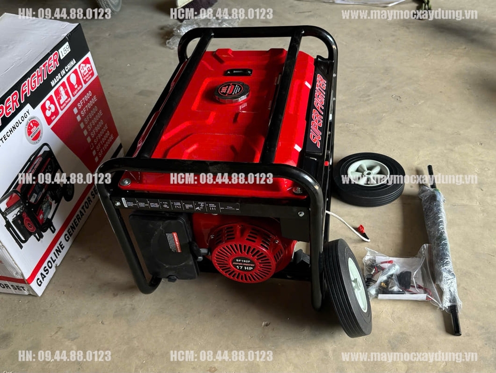Máy phát điện chạy xăng Super Fighter 7.5KW SF9000E Đề