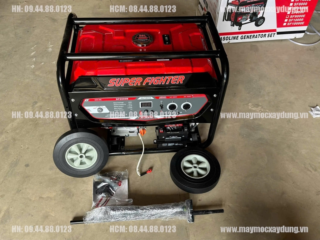 Máy phát điện chạy xăng Super Fighter 7.5KW SF9000E Đề