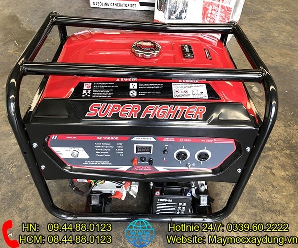 Máy phát điện chạy xăng Super Fighter 9KW SF10000E Đề