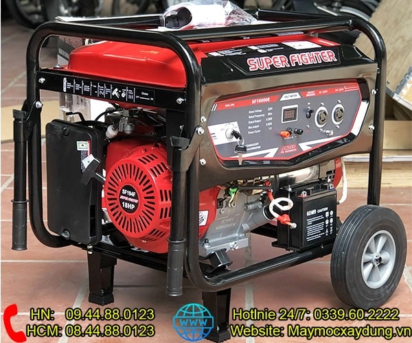 Máy phát điện chạy xăng Super Fighter 9KW SF10000E Đề
