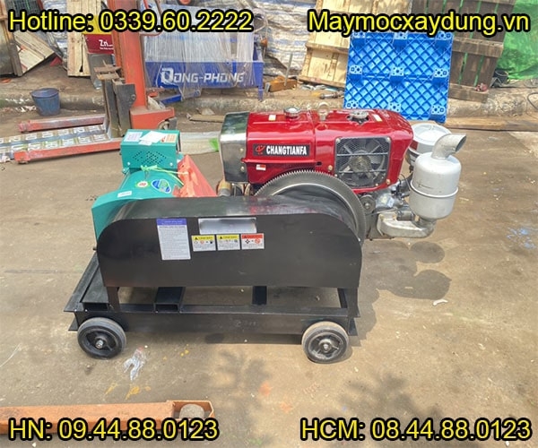 Máy phát điện đầu nổ D24/12KW 220V gió đề