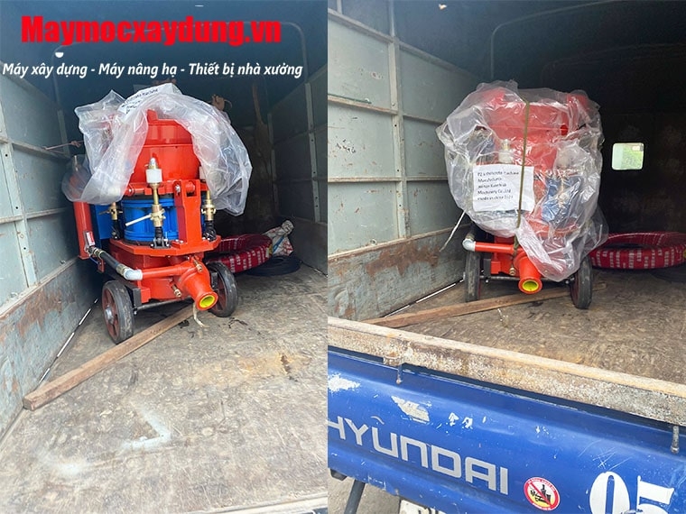 Máy phun vẩy bê tông khô PZ6