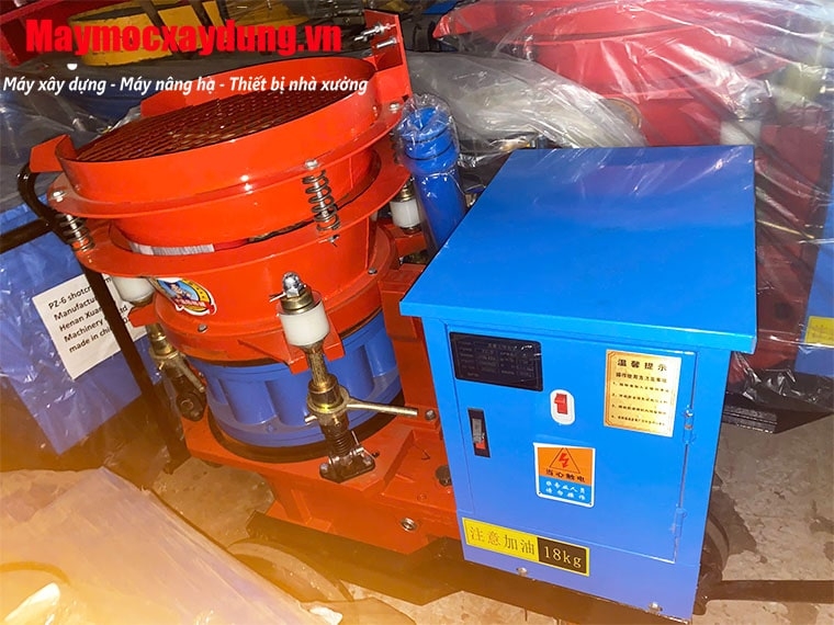 Máy phun vẩy bê tông khô PZ6