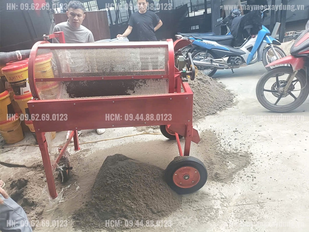 Máy sàng cát mắt lưới mỏng