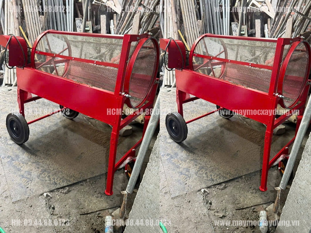 Máy sàng cát Hòa Phát mắt lưới Inox