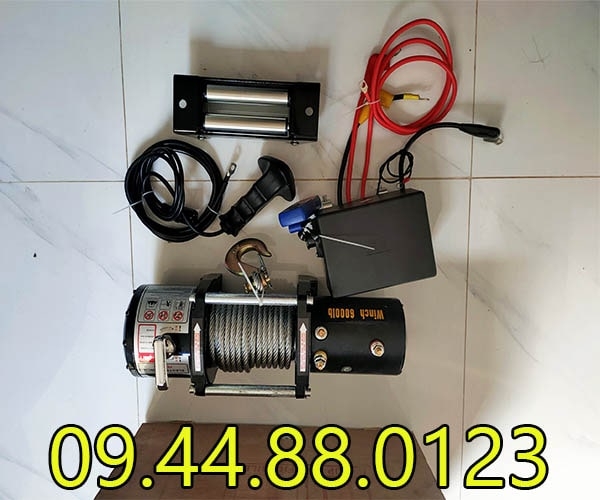 Tời điện kéo xe Niki 6000LB 12V