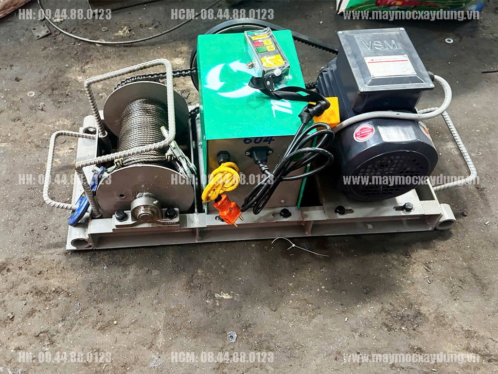 Máy tời xây dựng Nikipro siêu nhanh 50m/p
