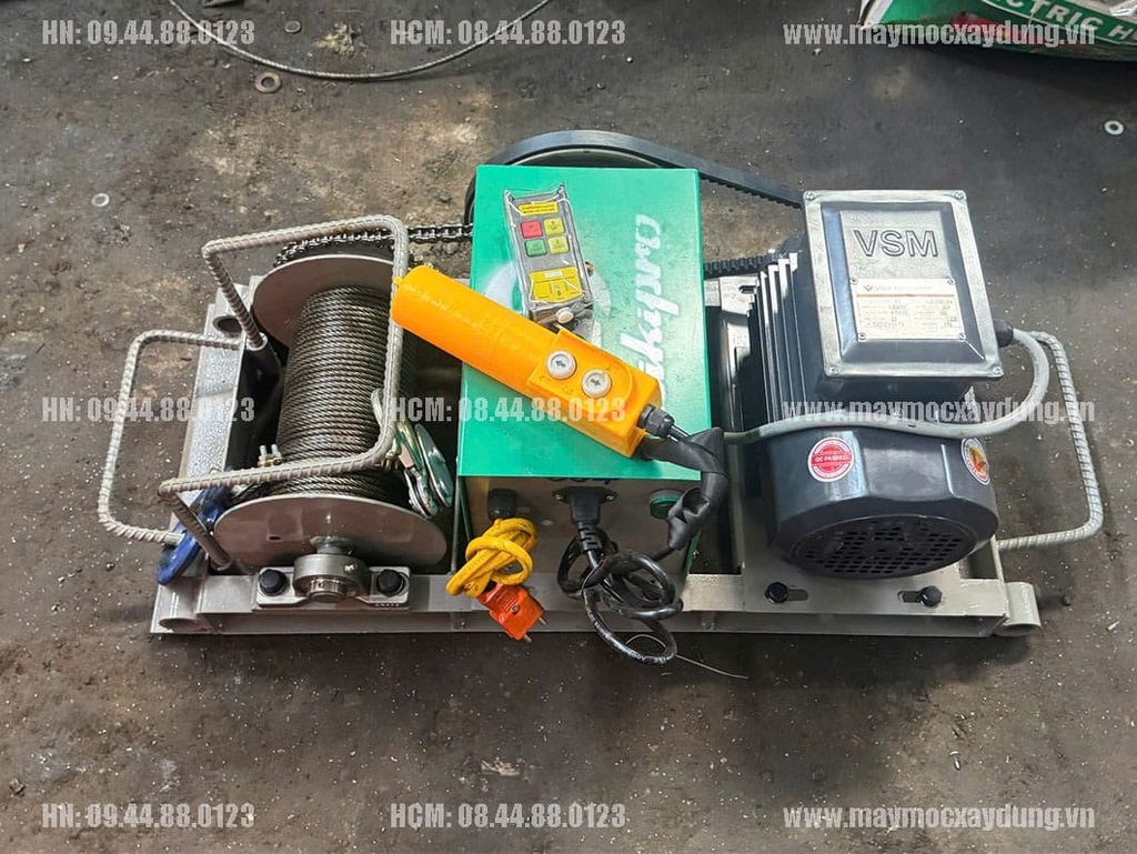 Máy tời xây dựng Nikipro siêu nhanh 50m/p