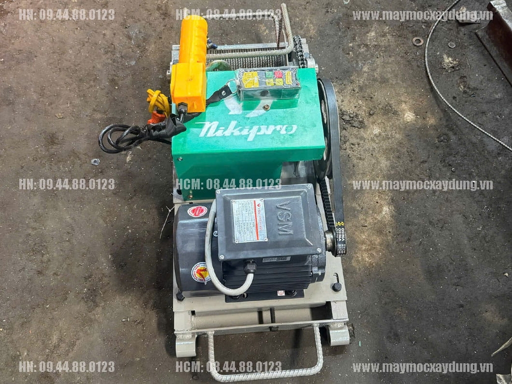 Máy tời xây dựng Nikipro siêu nhanh 50m/p