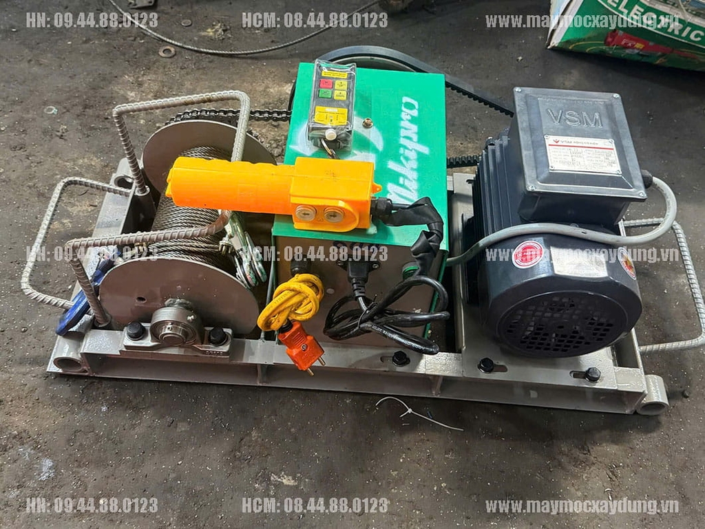 Máy tời xây dựng Nikipro siêu nhanh 50m/p